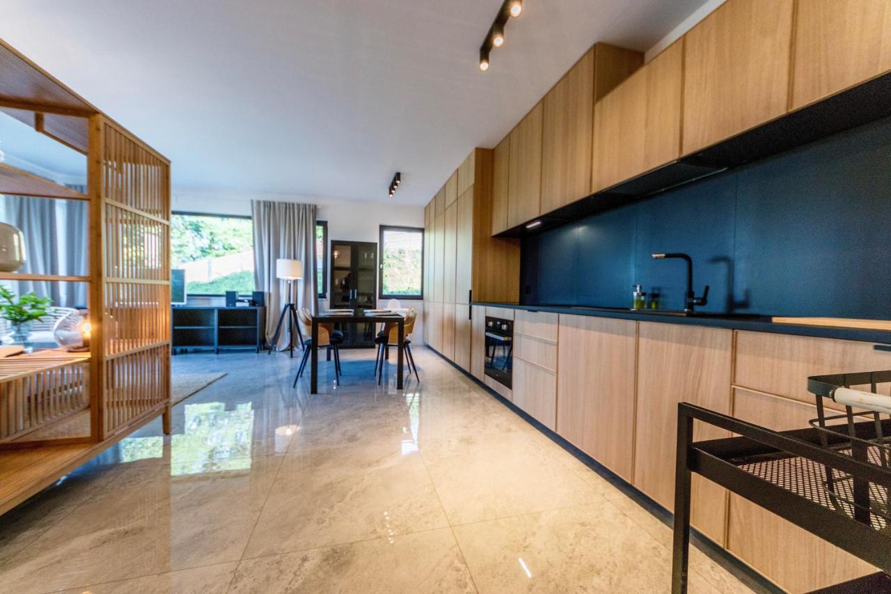 Apartament nadmorski z ogródkiem Mechelinki Zewnętrze zdjęcie